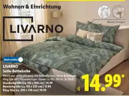 Lidl Livarno Satin-Bettwäsche Angebot