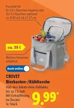 Lidl CRIVIT Bierkasten-/Kühltasche Angebot