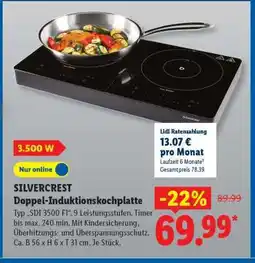 Lidl SILVERCREST Doppel-Induktionskochplatte Angebot