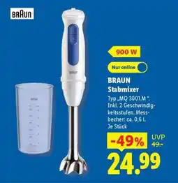 Lidl BRAUN Stabmixer Angebot