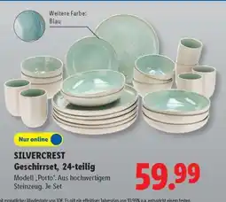 Lidl SILVERCREST Geschirrset, 24-teilig Angebot