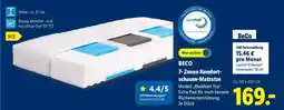 Lidl BeCo 7-Zonen-Komfortschaum-Matratze Angebot
