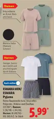 Lidl ESMARA MEN/ESMARA Pyjama Angebot