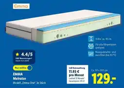 Lidl Emma Matratze Angebot
