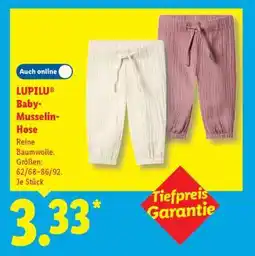 Lidl LUPILU Baby-Musselin-Hose Angebot