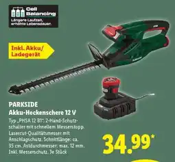 Lidl PARKSIDE Akku-Heckenschere 12 V Angebot