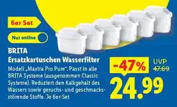 Lidl BRITA Ersatzkartuschen Wasserfilter Angebot