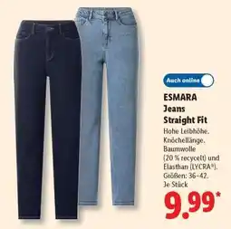 Lidl ESMARA Jeans Straight Fit Angebot