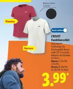 Lidl CRIVIT Funktionsshirt Angebot