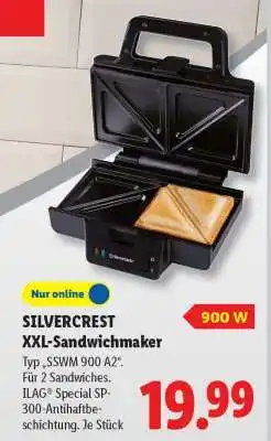 Lidl SILVERCREST XXL-Sandwichmaker Angebot