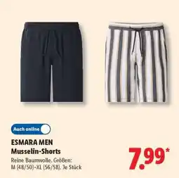 Lidl ESMARA MEN Musselin-Shorts Angebot