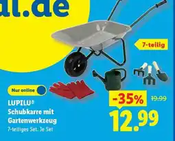 Lidl Lupilu Schubkarre mit Gartenwerkzeug Angebot