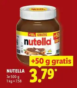 Lidl nutella Angebot