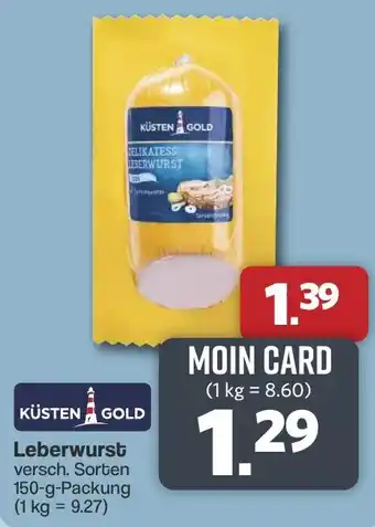 Famila Nord West KÜSTEN GOLD Leberwurst Angebot