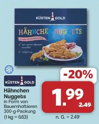 Famila Nord West KÜSTEN GOLD Hähnchen Nuggets Angebot