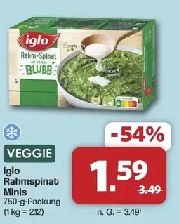 Famila Nord West Iglo Rahmspinat Minis Angebot