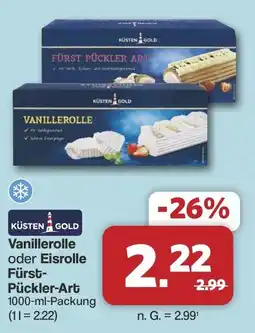 Famila Nord West KÜSTEN GOLD Vanillerolle oder Eisrolle Fürst- Pückler-Art Angebot