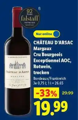 Lidl CHÂTEAU D’ARSAC Angebot