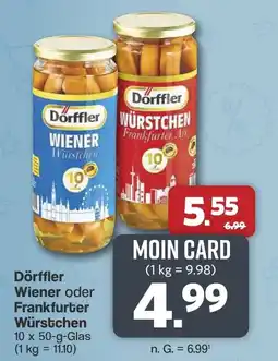 Famila Nord West Dörffler Wiener oder Frankfurter Würstchen Angebot