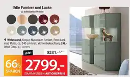 Zurbrüggen Wohnwand Angebot