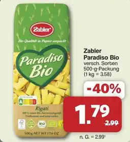 Famila Nord West Zabler Paradiso Bio Angebot