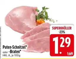 Edeka Puten-Schnitzel oder -Braten Angebot