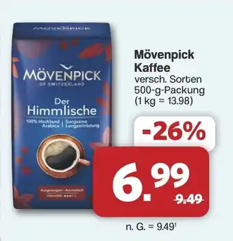 Famila Nord West Mövenpick Kaffee Angebot