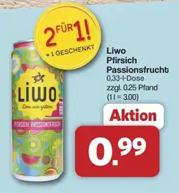 Famila Nord West Liwo Pfirsich Passionsfrucht Angebot