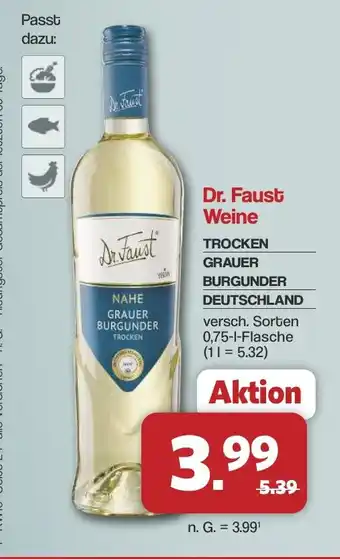 Famila Nord West Dr. Faust Weine Angebot