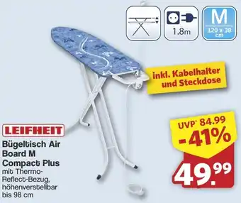 Famila Nord West LEIFHEIT Bügeltisch Air Board M Compact Plus Angebot