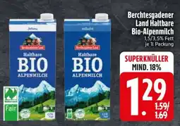 Edeka Berchtesgadener Land Haltbare Bio Alpenmilch Angebot