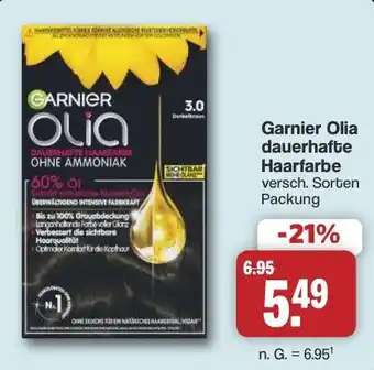 Famila Nord West Garnier Olia dauerhafte Haarfarbe Angebot