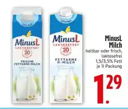Edeka MinusL Milch Angebot