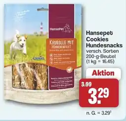 Famila Nord West Hansepet Cookies Hundesnacks Angebot