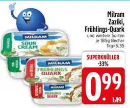 Edeka Milram Zaziki, Frühlings-Quark Angebot