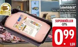 Edeka Strohschwein Leberkäsbrät Angebot