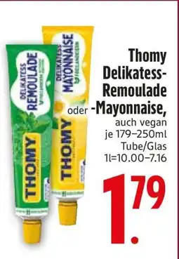 Edeka Thomy Delikatess Remoulade oder Mayonnaise Angebot