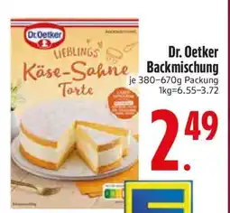 Edeka Dr. Oetker Backmischung Angebot