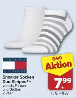 Famila Nord West TOMMY HILFIGER Sneaker Socken Duo Stripes Angebot