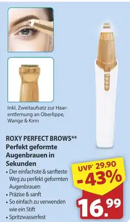 Famila Nord West ROXY PERFECT BROWS Perfekt geformte Augenbrauen in Sekunden Angebot