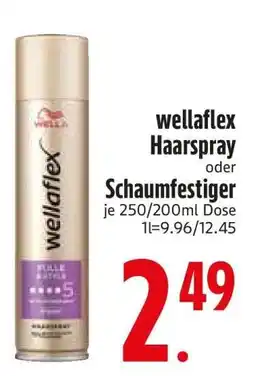 Edeka WELLAFLEX Haarspray oder Schaumfestiger Angebot