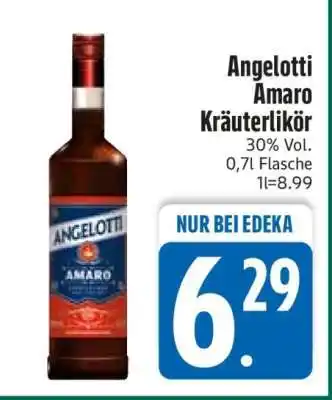 Edeka Angelotti Amaro Kräuterlikör Angebot