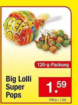 Zimmermann Big Lolli Super Pops Angebot