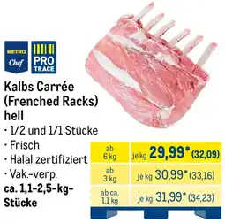 METRO Kalbs Carrée (Frenched Racks) hell Angebot