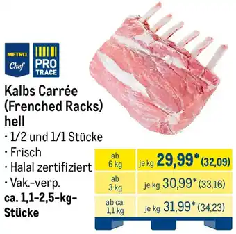 METRO Kalbs Carrée (Frenched Racks) hell Angebot