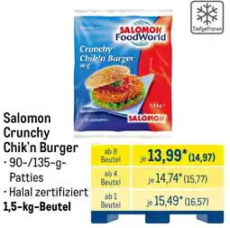 METRO Salomon Crunchy Chik'n Burger Angebot