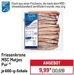 METRO Friesenkrone MSC Matjes Pur Angebot