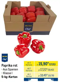 METRO METRO Chef Paprika rot Angebot