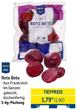METRO METRO Chef Rote Bete Angebot