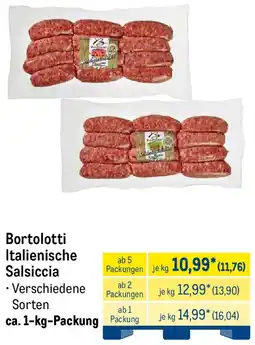 METRO Bortolotti Italienische Salsiccia Angebot